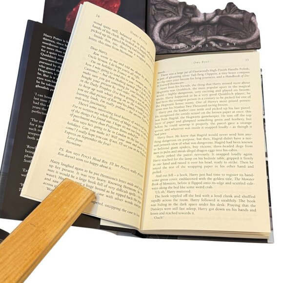 Harry Potter J.K. Rowling 7 Book Set Adult Black Cover UK Bloomsbury Unread - Picture 11 of 16